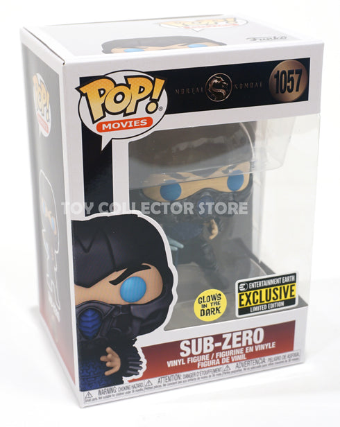 Sub Zero 1057 Funko Vinyl Figure Mortal Kombat Exclusive Glow